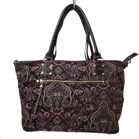 MZ Wallace Handbags - MZ Wallace Lola Bag Large Tapestry Leather Boho